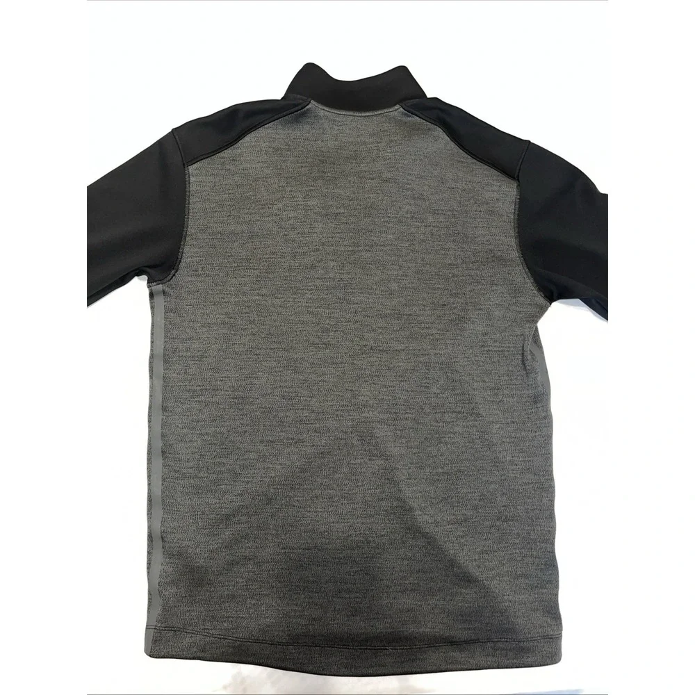 Nike Running Dri-Fit 1/4 Zip Mens Pullover Charcoal Black Performance Top